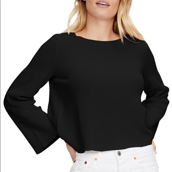 Michael Stars Sweaters - Michael Stars Black Vanessa Swing Sweater